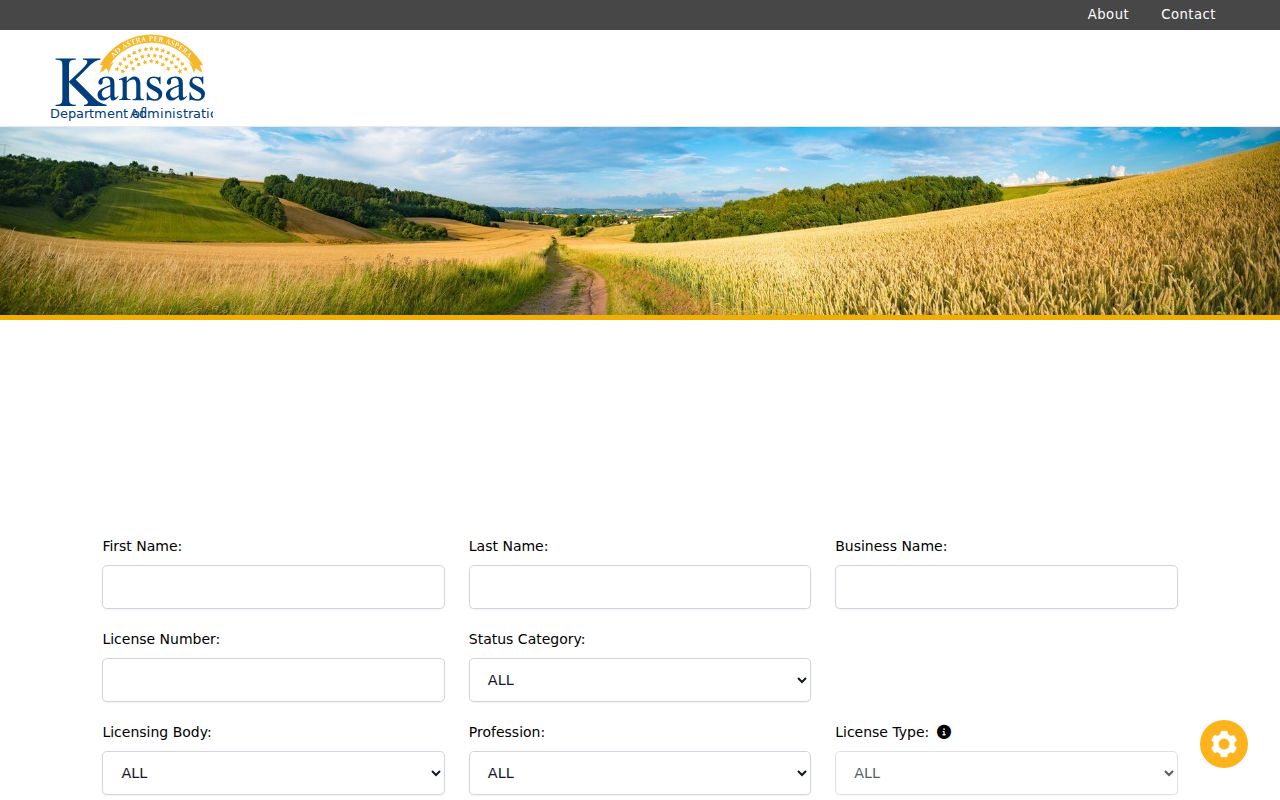 Kansas professional license verification portal for Derby record checks