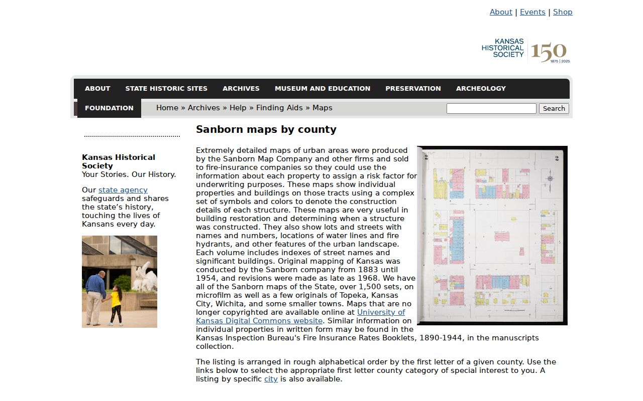 Derby previous residents Kansas Sanborn map research guide